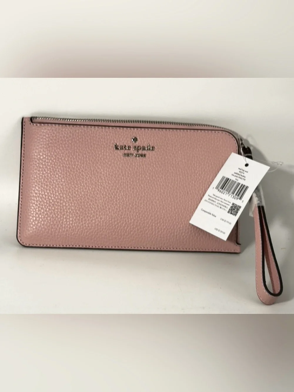 Kate spade Tutu Pink Leather Lucy Wristlet NWT